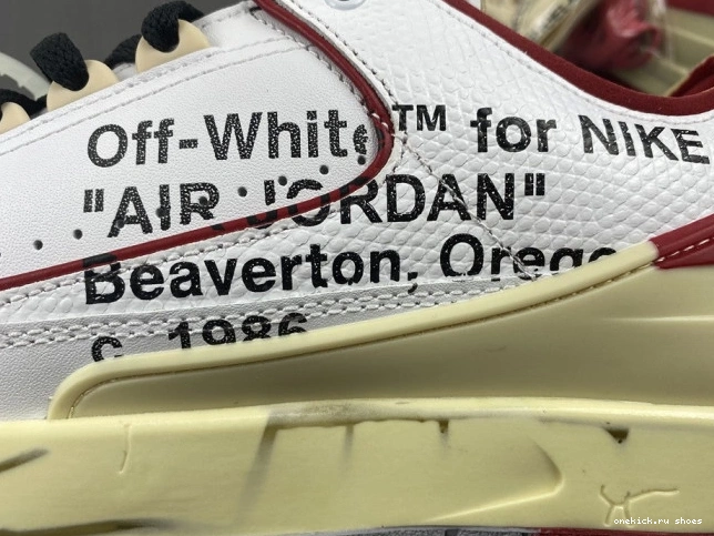 Cheap Red Low DJ4375-106 Off-White SP Jordan White Retro 2 0814